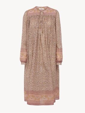 ✨ CHLOE ss 2025 pleated floral paisley print voile midi dress $ 1,950